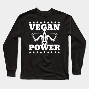 Vegan Power Woman Vegan Long Sleeve T-Shirt